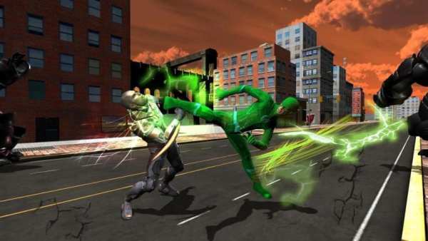 Grand Flash Superhero Rescue - Light Crime City 3D स्क्रीनशॉट 3