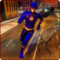 Grand Flash Superhero Rescue - Light Crime City 3D logo