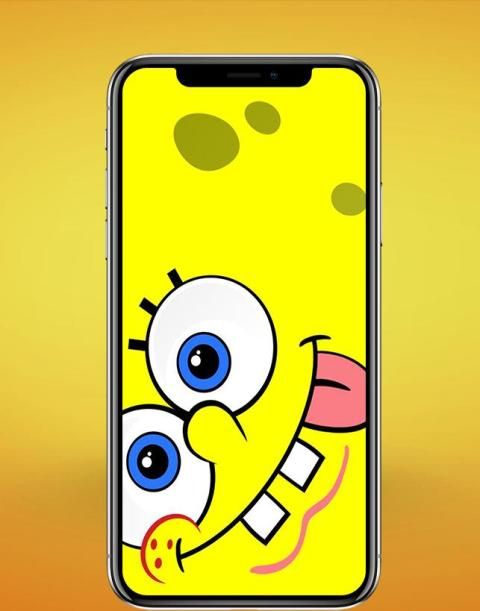 Aesthetic Spongebob Wallpaper PPT Template and Google Slides