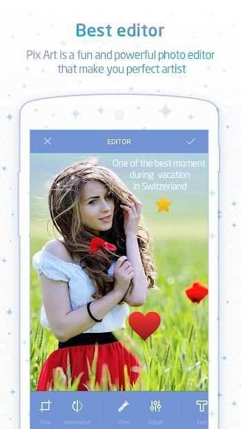 Pix Art - Free Photo Editor स्क्रीनशॉट 2