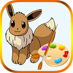 ikon Eevee Evolution Coloring book