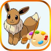 Eevee Evolution Coloring book