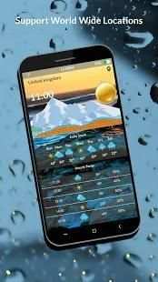Transparent Clock & Weather screenshot 2