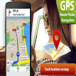 gps maps share places आइकन