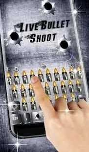 Live 3D Bullet Shoot Keyboard Theme screenshot 4