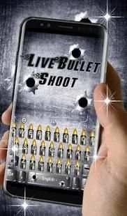 Live 3D Bullet Shoot Keyboard Theme screenshot 3