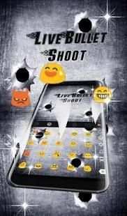 Live 3D Bullet Shoot Keyboard Theme screenshot 2