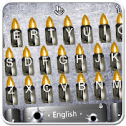 ikon Live 3D Bullet Shoot Keyboard Theme
