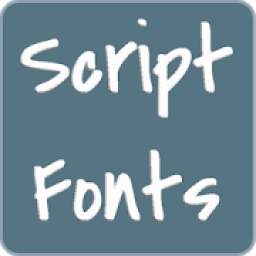 Script Fonts for FlipFont -works on Samsung Galaxy