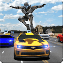 Robot Transformation Car Racer आइकन