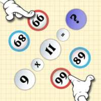 Math games: duel math for 2 players: Educational logo