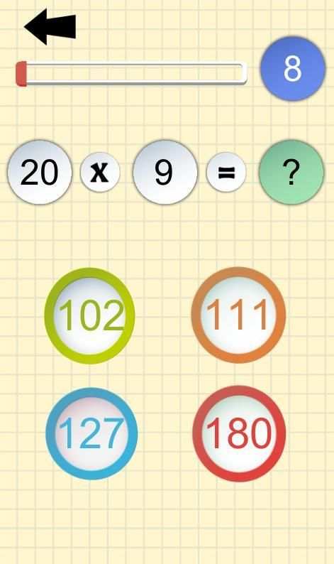Math games: duel math for 2 players: Educational screenshot 8