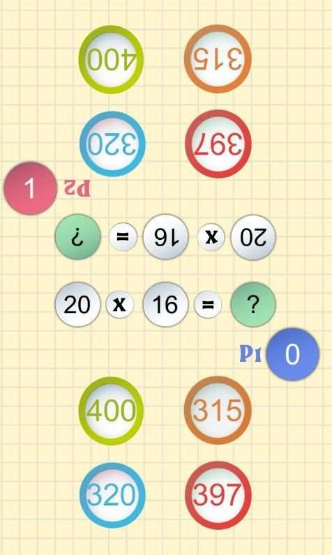 Math games: duel math for 2 players: Educational screenshot 12
