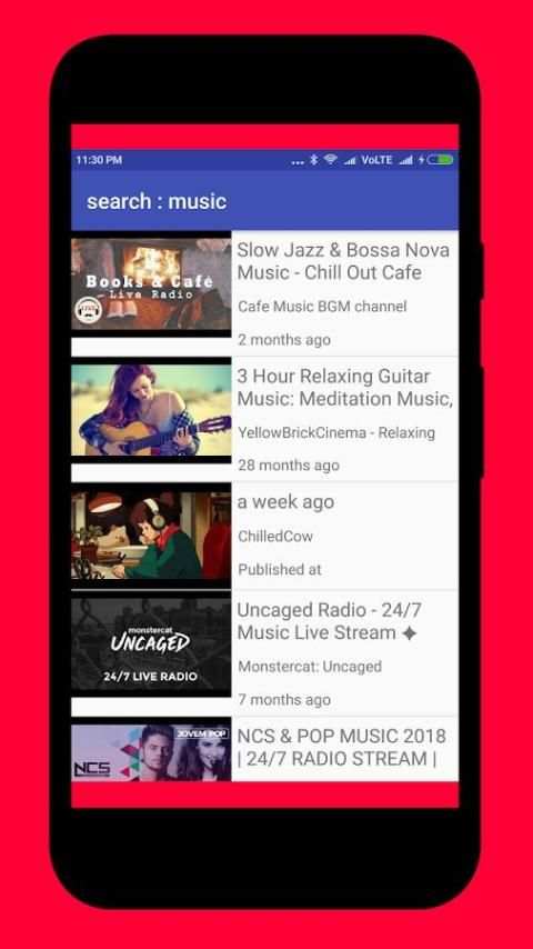 VideoMing Lite Player for YouTube screenshot 1
