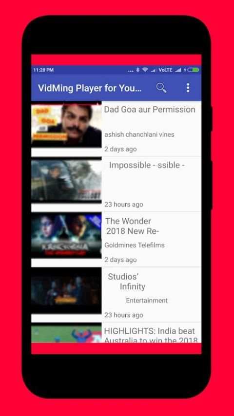 VideoMing Lite Player for YouTube screenshot 3
