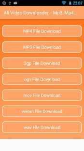 All Video Downloader - Mp3, Mp4, 3gp File Download screenshot 2