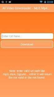 All Video Downloader - Mp3, Mp4, 3gp File Download screenshot 1