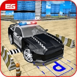 Police Parking Car Games 3D - Parking Free Games आइकन