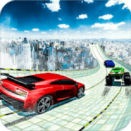 Superhero Car Racer : Mega Ramp Stunts आइकन