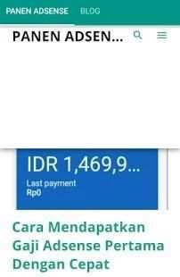 Panen Adsense 2 تصوير الشاشة