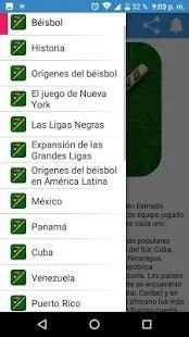 Historia Del Béisbol screenshot 1