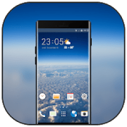 Theme for HTC U11 beutiful cloud आइकन