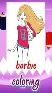Coloring Game for Barbie screenshot 2