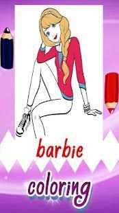 Coloring Game for Barbie screenshot 3
