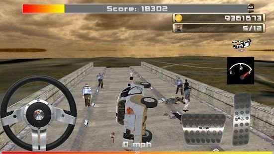 Zombie VS Car - 3D simulator screenshot 6