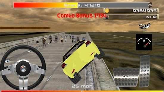 Zombie VS Car - 3D simulator screenshot 4