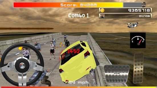 Zombie VS Car - 3D simulator screenshot 1
