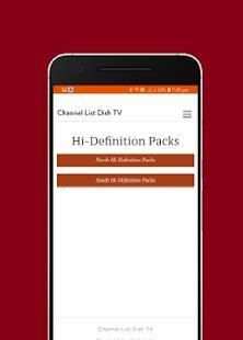 Channel List Dish Tv India screenshot 14