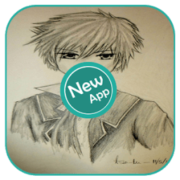 Cool Boy Anime Drawing icon