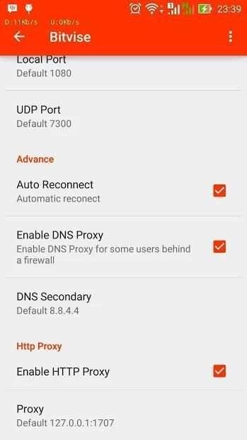 eProxy For Android screenshot 1