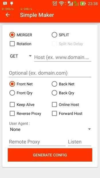 eProxy For Android screenshot 2