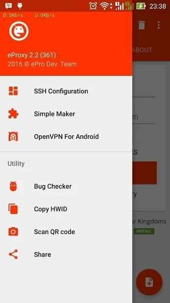 eProxy For Android screenshot 6
