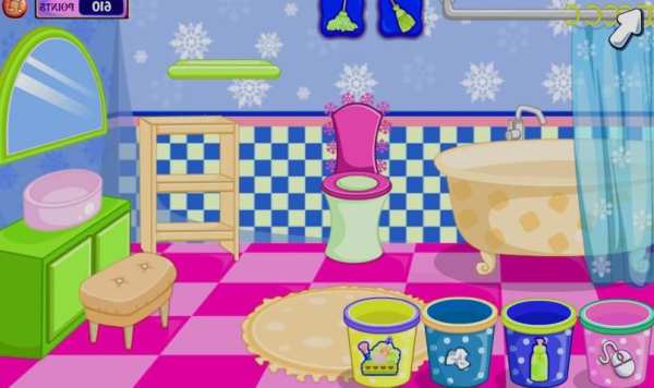 Bathroom Cleaning Girls Games screenshot 2