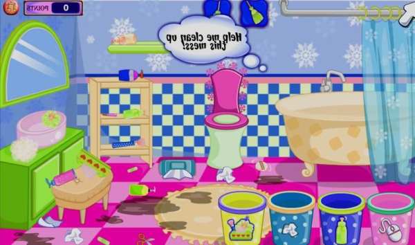 Bathroom Cleaning Girls Games screenshot 3