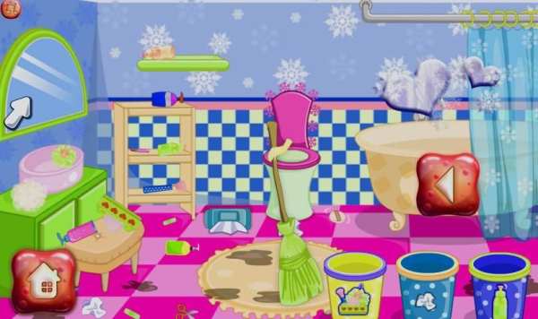 Bathroom Cleaning Girls Games screenshot 4