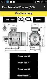 Electric Motor Frame Size IEC screenshot 2