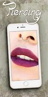 Piercing Camera - Fake piercings screenshot 1
