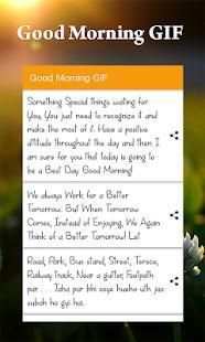 Good Morning GIF screenshot 1