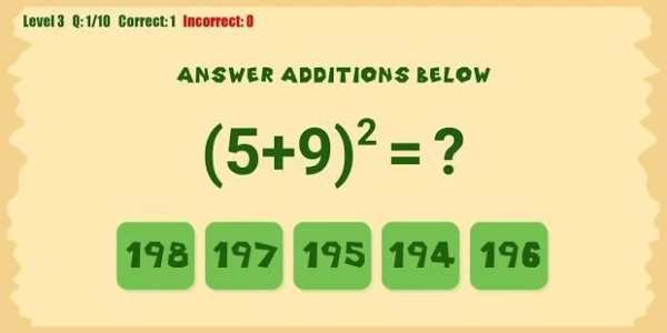 गणित खेलों स्क्रीनशॉट 41