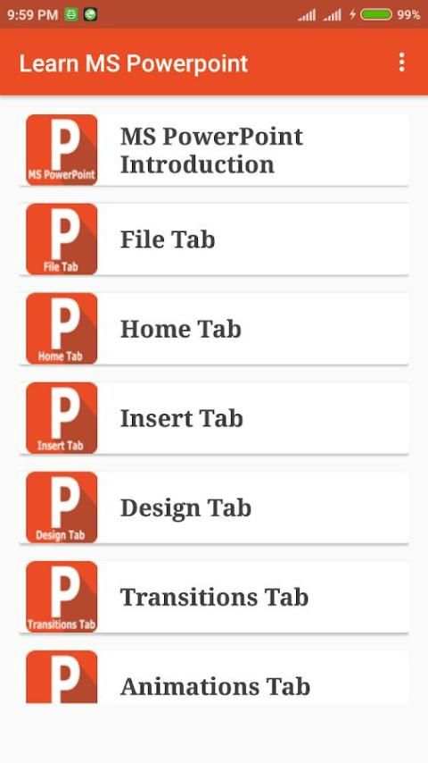 Learn MS PowerPoint स्क्रीनशॉट 7