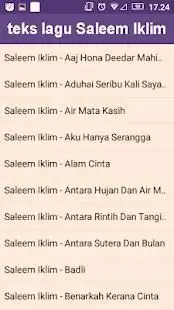 Telechargement De L Application Lirik Lagu Saleem Iklim 2021 Gratuit 9apps