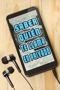 Saber Quien te Llama en Número Privado Tutorial screenshot 1