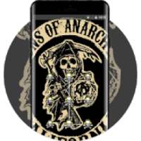 Skeleton theme wallpaper sons of anarchy tv
