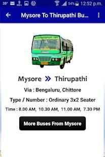 Mysore Bus Info screenshot 3