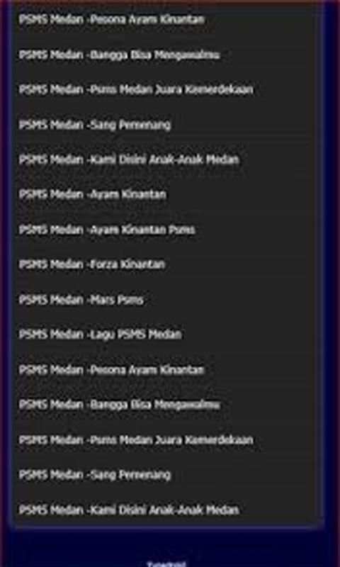 PSMS Medan 2018 MP3 screenshot 1
