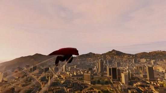 Flying Superman Simulator 2018 स्क्रीनशॉट 12